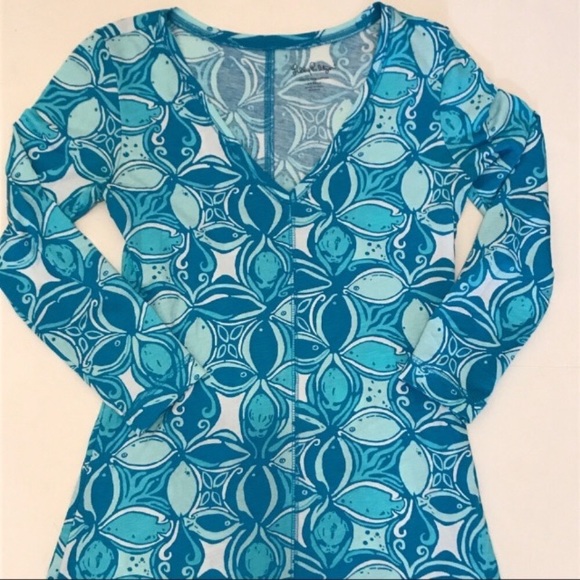 Lilly Pulitzer Rare
Ariel Blue
“What a Racket” print
Juliet Cotton Dre… - Picture 8 of 10